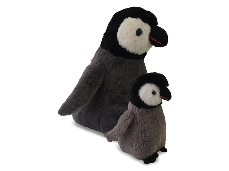Medium Baby Grey Penguin Plush Toy