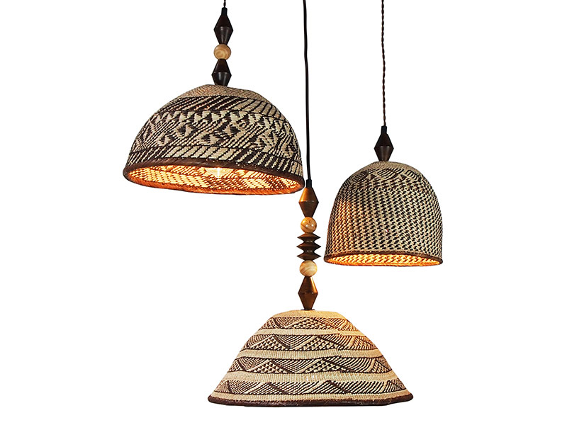 African Basket Lampshade