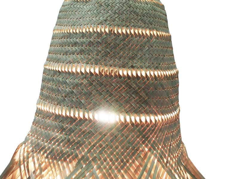 African Basket Hanging Light Lampshade-1