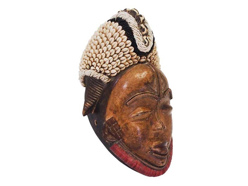 Vintage Punu African Tribal Mask-3