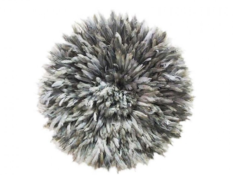 Juju Feather Hat Grey - 50cm