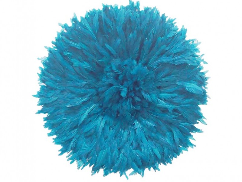 Juju Feather Hat Teal- 50cm