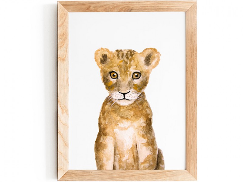 Lion Cub Print