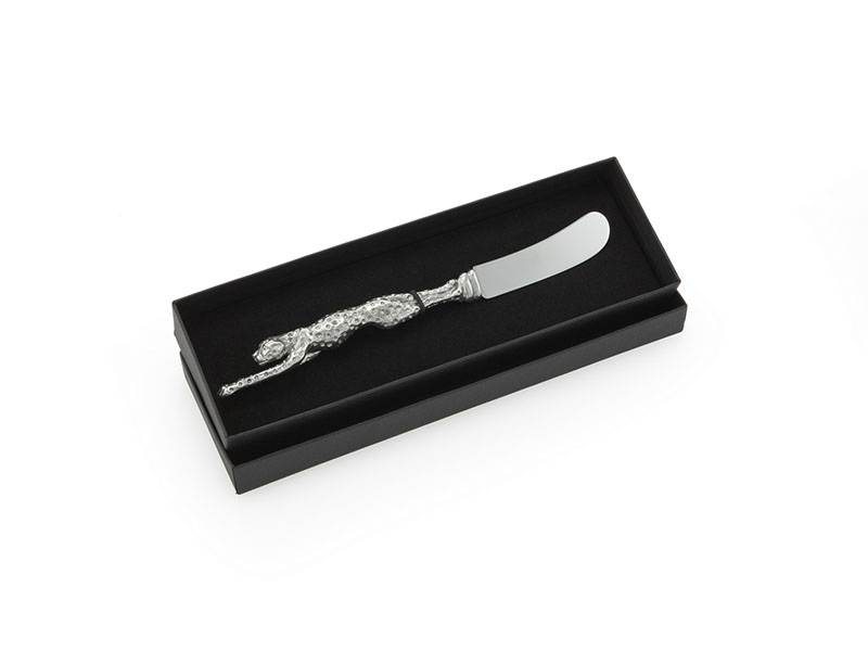 Cheetah Pewter Butter Knife