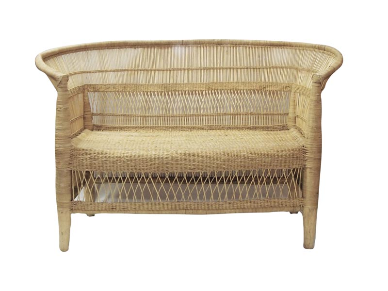 Traditional Malawian Handmade 2 Seater Chair