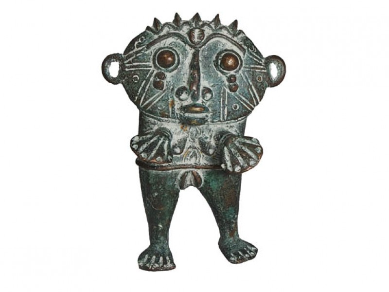 Benin Bronze Figurine