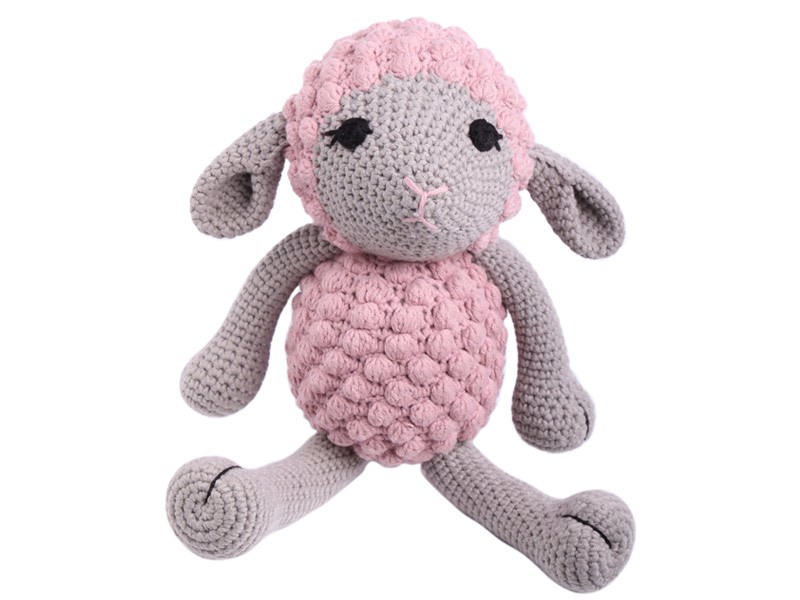 Crocheted Lamb Soft Toy
