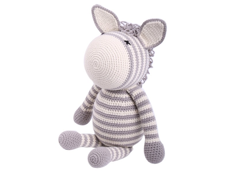 Crocheted Zebra soft Toy