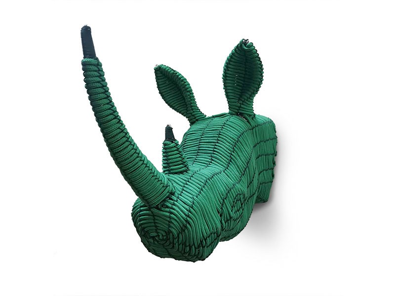 Rope Rhino Head - Mini