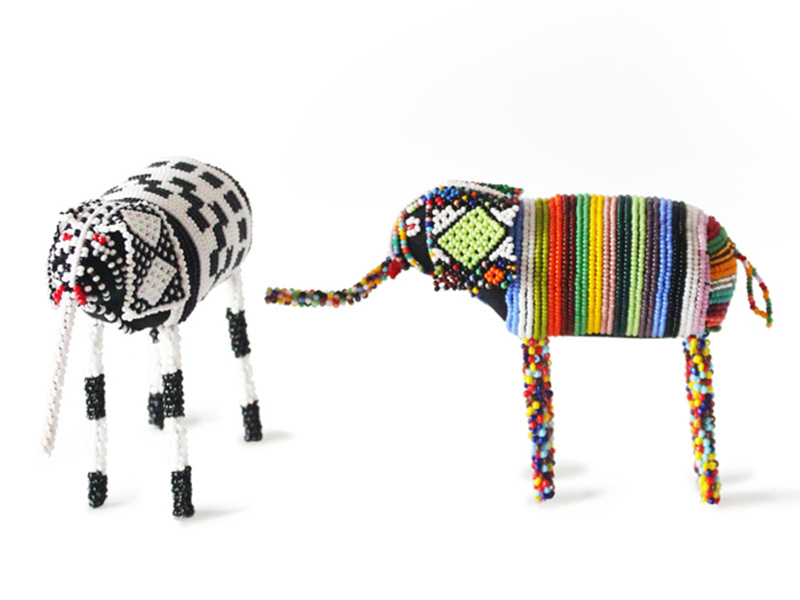 Zulu Beaded Elephant