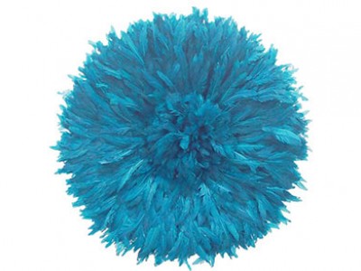 Juju Feather Hat Teal- 50cm