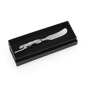 Cheetah Pewter Butter Knife